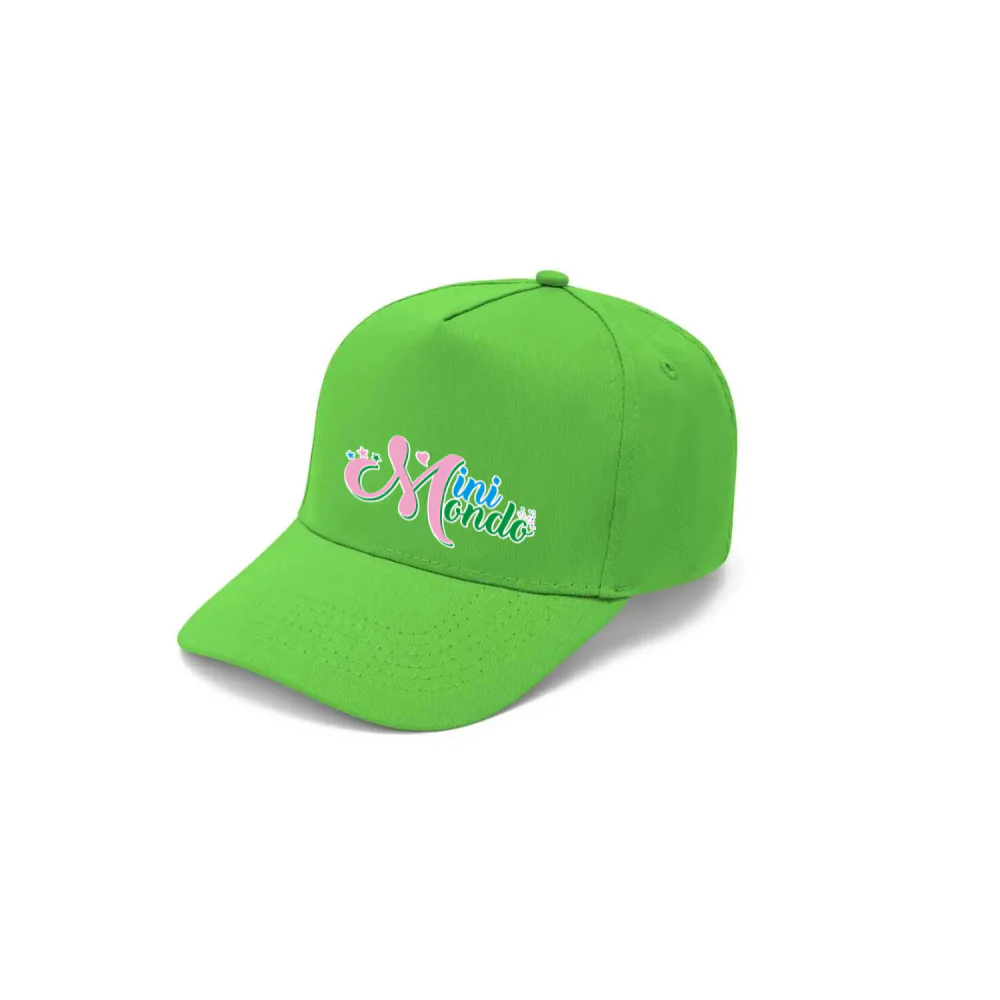 Cappello - con visiera verde - scuola mini mondo