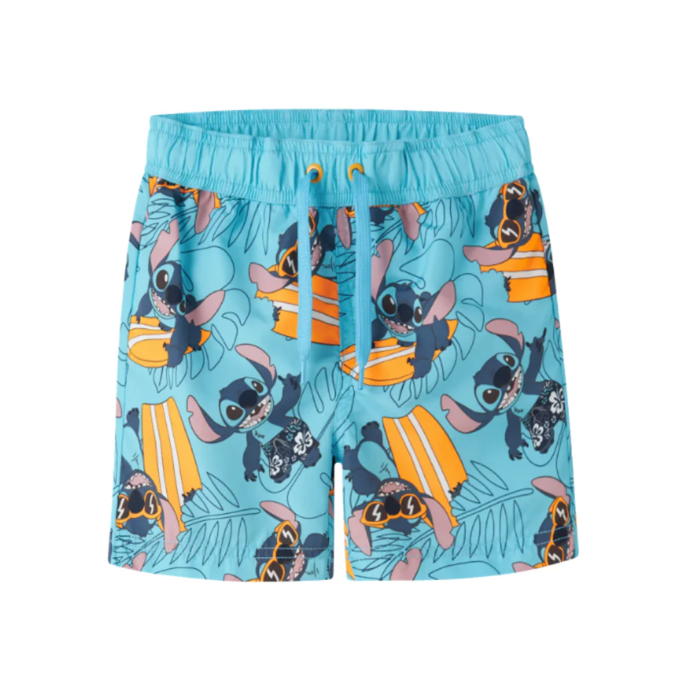 Costume da bagno pantaloncini lungo Stitch Nameit - Image 2