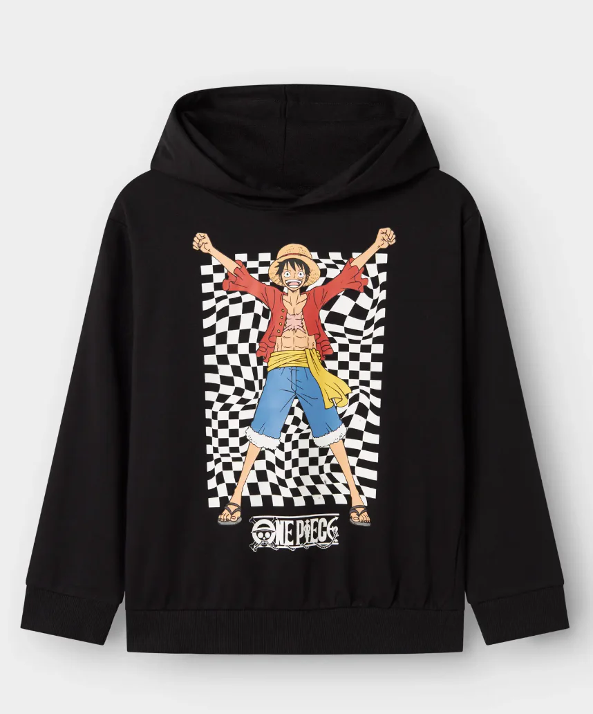 One Piece Monkey D. Luffy Straw Hat Crew Felpe maniche lunghe - Image 3