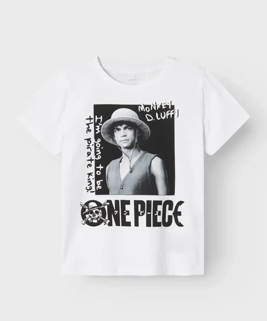 One Piece Monkey D. Luffy Straw Hat Crew Netflix maglietta maniche corte - Image 3